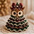 thumbnail image 1 of Crochet Animal Christmas Tree DIY Kit,Christmas Yarn Craft Set with Animal Character Design,Handmade Holiday Ornament Making Kit,DIY Crochet Decoration for Home Tabletop Display (B), 1 of 7