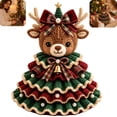 thumbnail image 1 of Crochet Animal Christmas Tree DIY Kit DIY Crochet Christmas Tree Kit Christmas DIY Crochet Kit for Beginners Handmade Holiday Craft Set,Deer, 1 of 7
