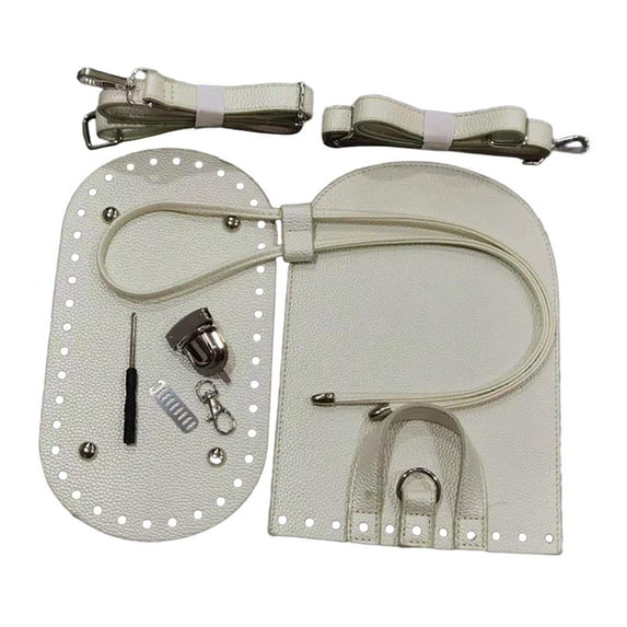 Crochet Bag Bottoms Sewing Nail Bottom Shaper Mat Flap Cover Bag Making Set White