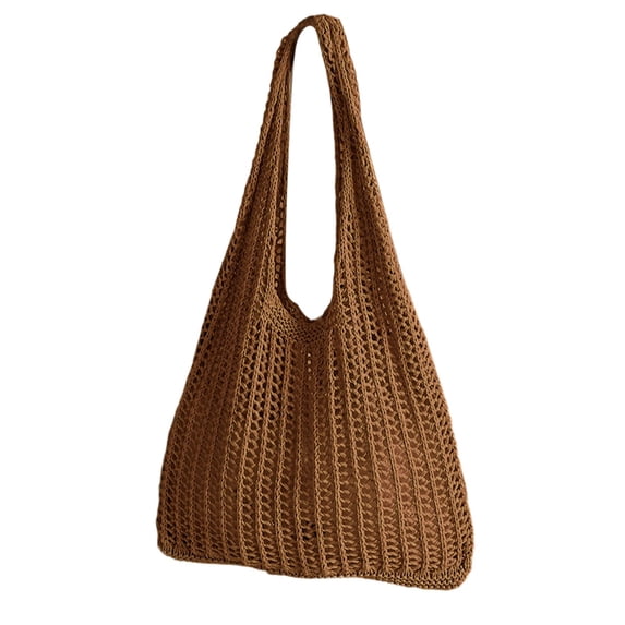 Crochet Bag for Women, Crochet Tote Summer Bag Mesh Large Shoulder Bag