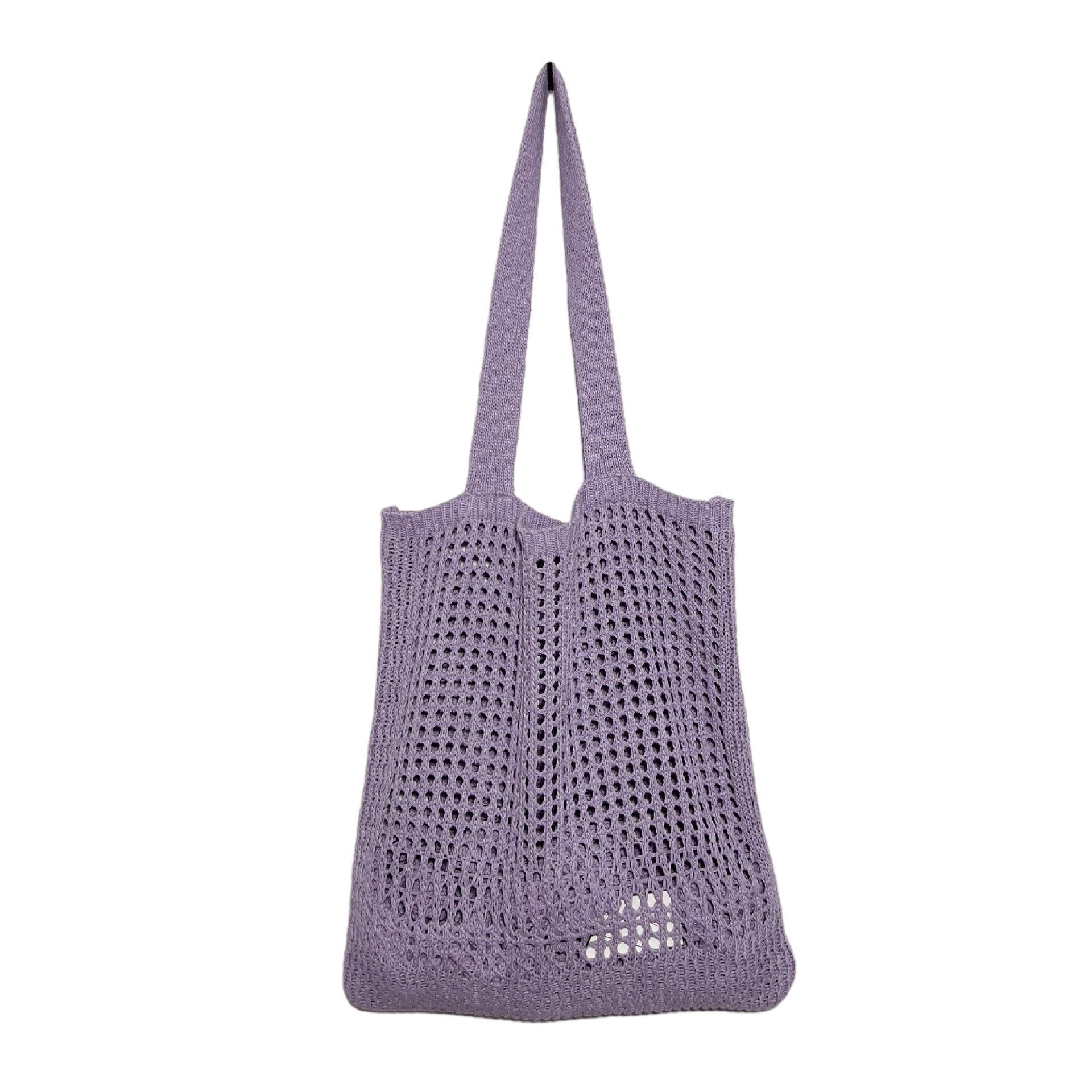 Crochet Bags For Women Hand-Woven Knit Bag With Lining Girls Summer Beach  Mesh Handbag Tote Bag(Orange) 