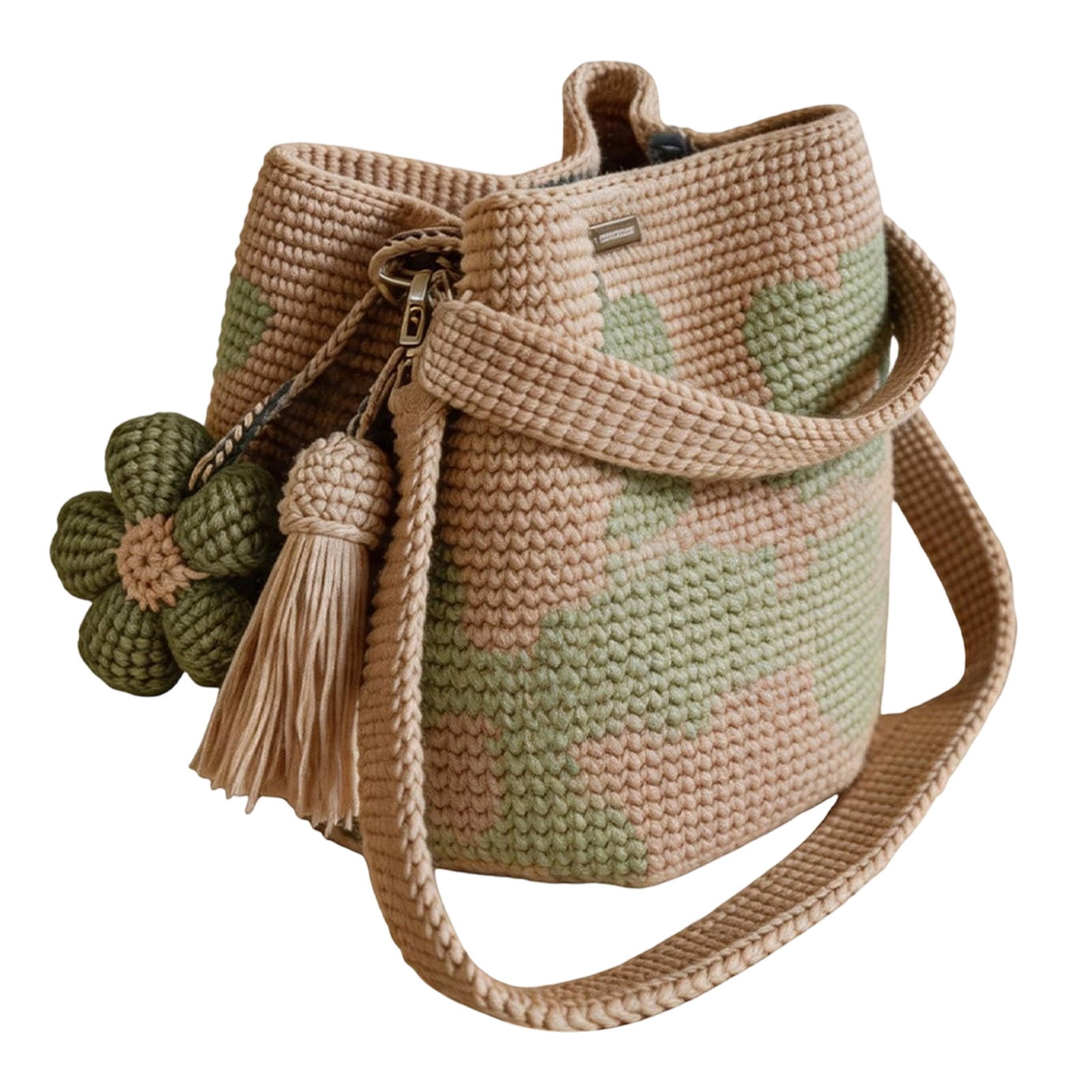 Crochet Bags for Women,Crochet Purse,Handmade Crochet Flower Tote Knit Floral Purse Bag Boho Beach Handbags Crossbody Shoulder Bag for Women Vacation,Mothers Day Gifts
