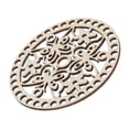 thumbnail image 1 of Crochet Basket Base 5.5 Inch Circle Wooden Crochet Bag Bottom for DIY Craft Basket Crochet Weaving Knitting, 1 of 4