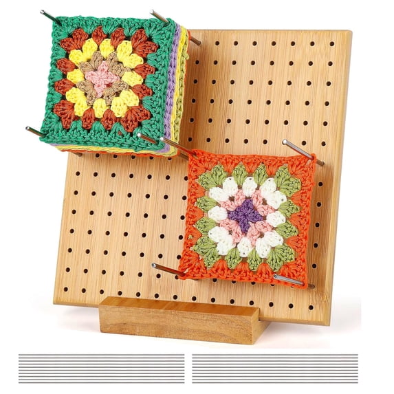 Crochet Blocking Board Granny Square Blocking Board Wooden Knitting ...