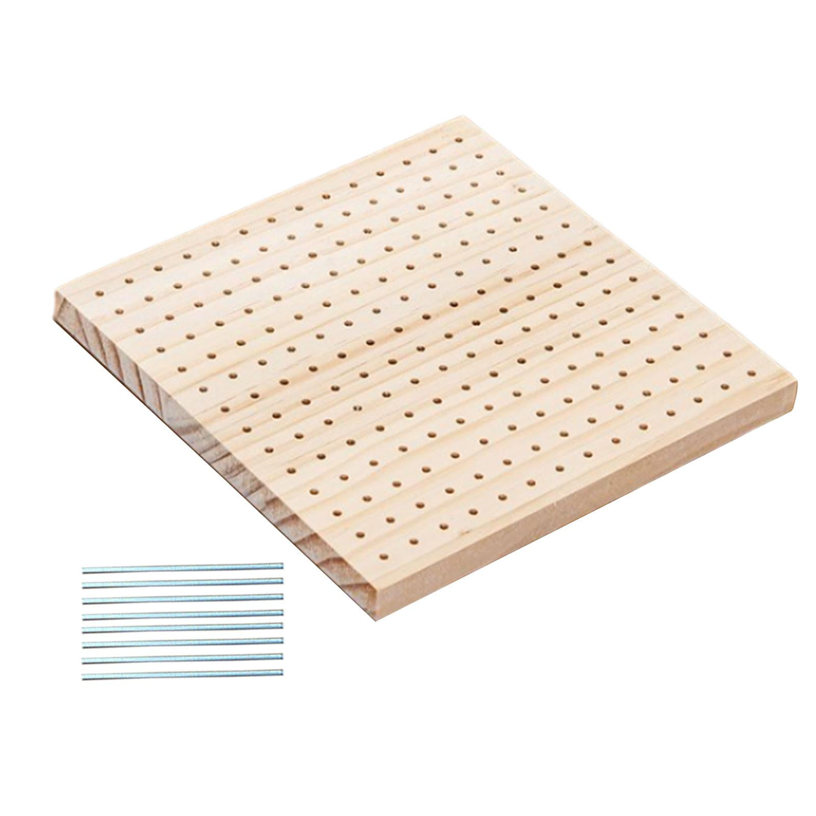 KnitIQ Blocking Mats for Knitting - Extra Thick Blocking Boards with Grids  with 100 T-pins
