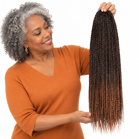 Crochet Box Br18 Inch 8 Packs T30 Goddess Hair Prelooped 3x Braided Synthetic Braiding For Black Women
