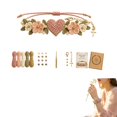 thumbnail image 1 of Crochet Bracelet DIY Kit with Beads,Beginner Yarn Craft with Step-by-Step Tutorial for Women Craft Lover, 1 of 6