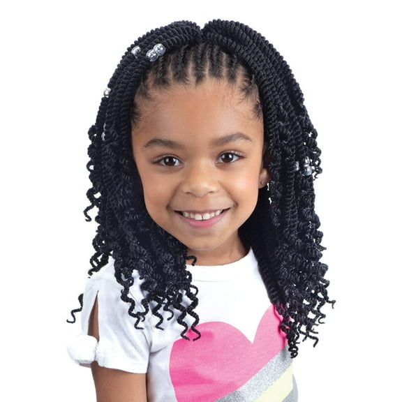 Crochet Braids 3X Kids Senegal with Curls 8'' (3-PACK, 2)