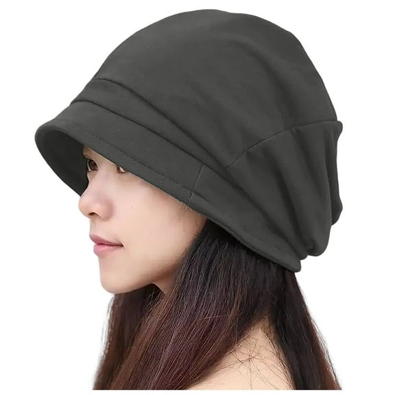 Crochet Bucket Hat Women - Boho Y2K Style Packable Beach Hat Lady Big Head Around The Face Small Pile Fisherman Hat