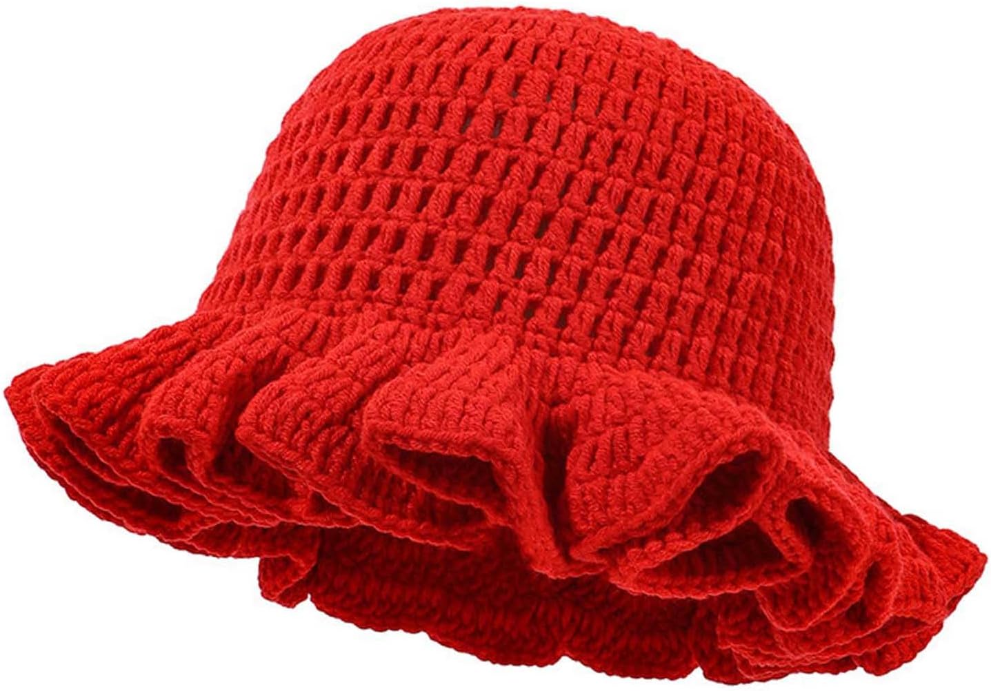 Crochet Bucket Hat Women Trendy Knit Floppy Cap Cute Boho  display picture 1
