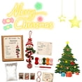 thumbnail image 1 of KRONDO Crochet Christmas Spiral Ornament DIY Kit, 3D Christmas Hanging Decor with Soft Yarn & Ergonomic Hook for Beginner Crafters, 1 of 10