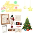 thumbnail image 1 of KRONDO Crochet Christmas Spiral Ornament DIY Kit, 3D Christmas Hanging Decor with Soft Yarn & Ergonomic Hook for Beginner Crafters, 1 of 9