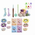 thumbnail image 1 of Crochet Coaster Kits with Crochet Hook, Yarns, Needle, Instructions,, 1 of 14