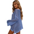 thumbnail image 1 of Crochet Cover Up for Women Mesh Hollow Out Bikini Cover Ups for Swimwear Summer Swimsuit 2026, 1 of 7