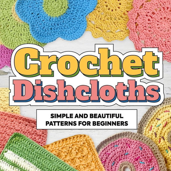 Crochet Dishcloths: Simple and Beautiful Patterns for Beginners: Dishcloths Patterns, (Paperback)