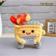 Crochet Dumpster Fire, Emotional Support Dumpster Fire, Positive