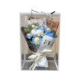 thumbnail image 1 of Crochet Flowers Bouquet with Bag - Hand Knitted Wool Flower Rose Small Bouquet Box Bouquet Valentine's Day, Handmade Crochet Flower for Valentine, Wedding, Birthday, Gift for Wife, Friend, Teacher, 1 of 5