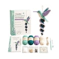 thumbnail image 1 of Crochet Garden Animal Spiral Hanging Kit, DIY Crochet Kit for Adults with Photo Instructions, Hanging Decor Craft Gift, 1 of 6