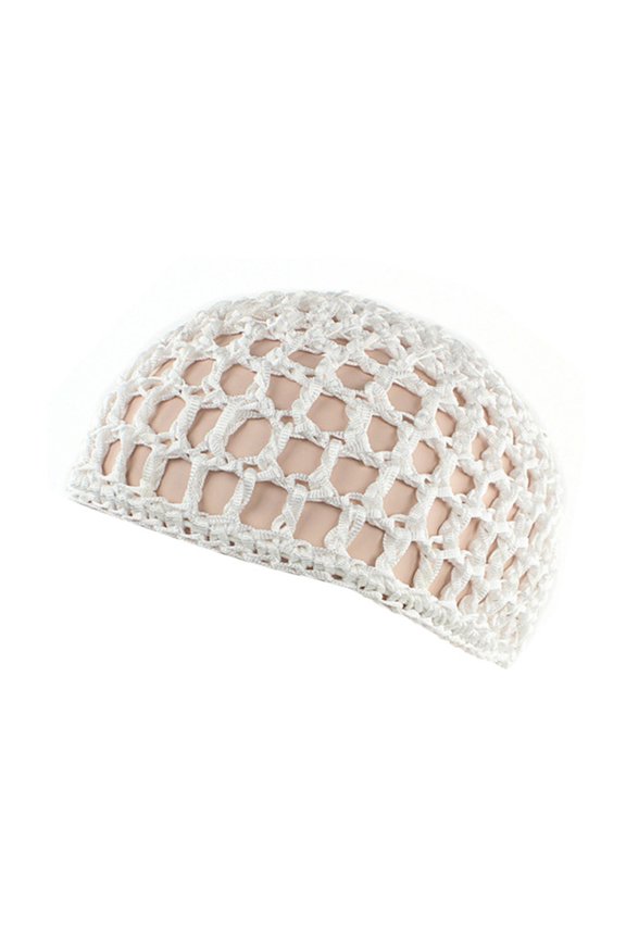 Crochet Hair Net Western Handwoven Vintage Hat Knitted Hollow Wigs Caps