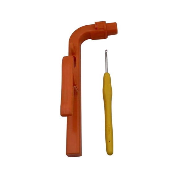 Crochet Helper for Beginners, 3 in 1 Magic Rings Tool to Learn How to Crochet and Make Magic Rings,Yarn Tension Regulator and Guide,Great Helper for Crocheters & Knitters Includes Hook,Loop Guide