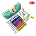 Crochet Hook Set 11 Pieces Knitting Needles Kit 8 Sizes Crochet Hook