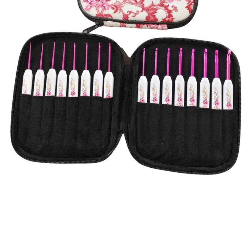 Crochet Hook Set 8/16pcs Mix Sizes 1.06.0mm Aluminum Crochet Needles