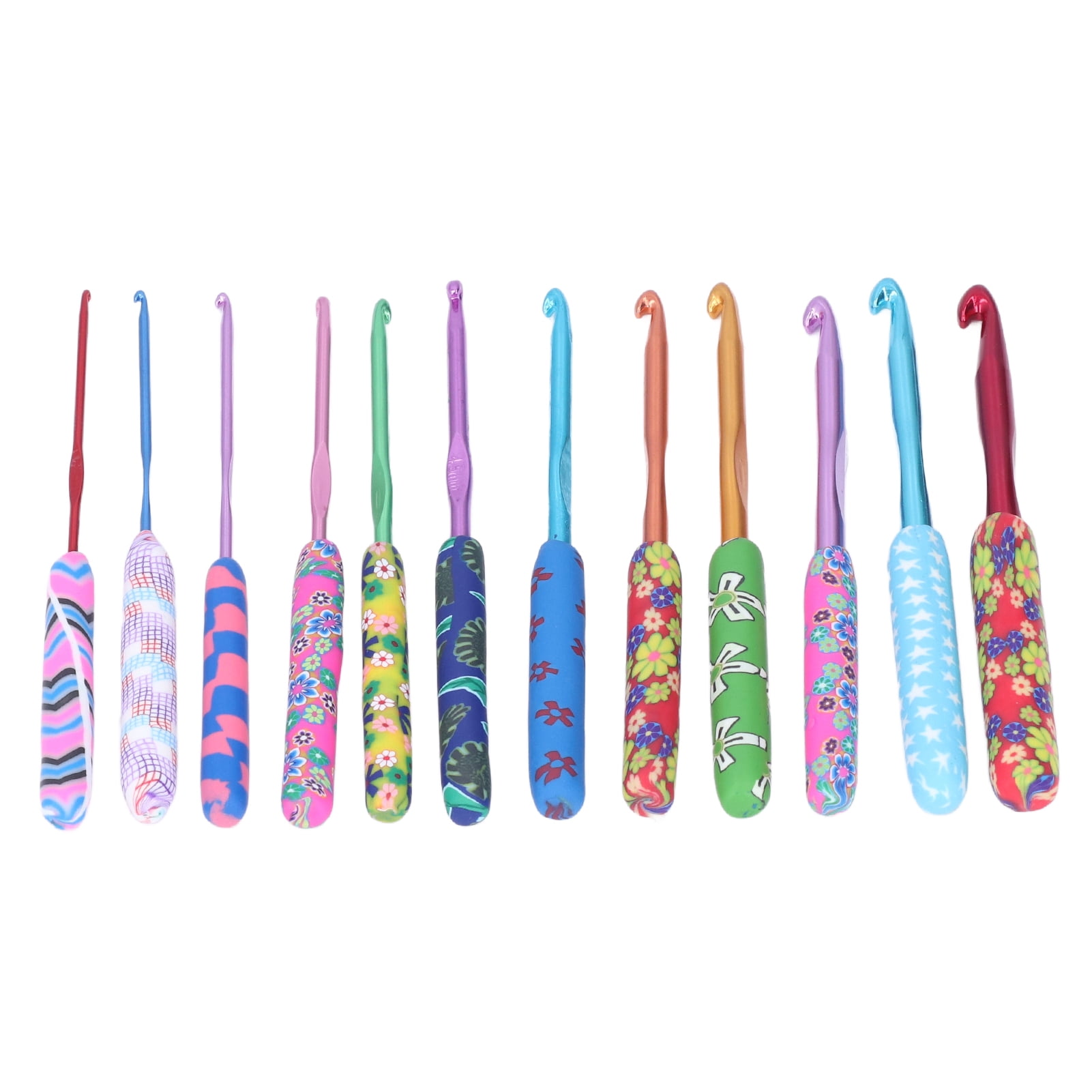Fyydes Ergonomic Design Crochet Hook Set, 12 Pieces