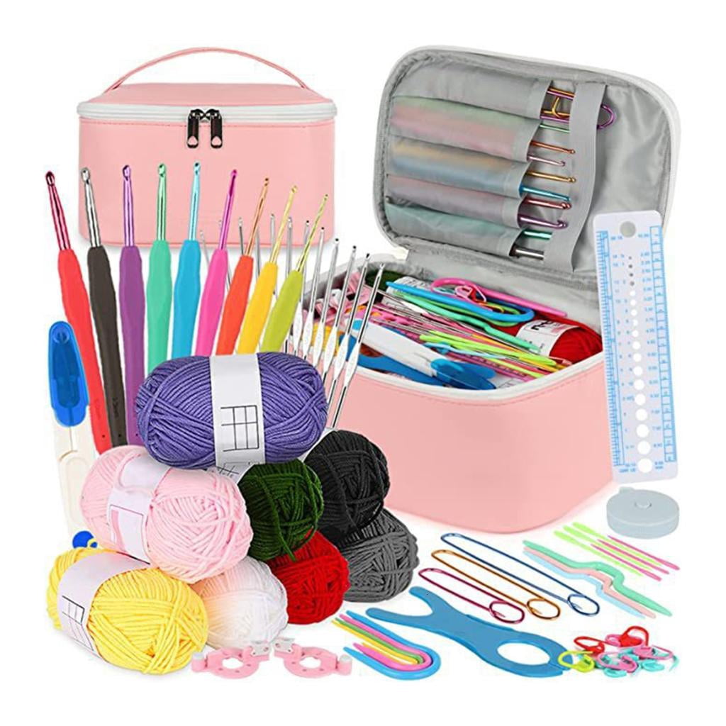 Crochet Hooks Accessories Tools for Adults Crochet Hooks Set Crochet Kits for Beginner Knitting Tool Kits with Case