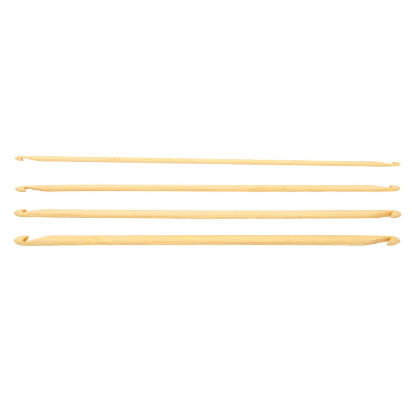 Crochet Hooks Various Sizes Non Slip Bamboo Double Ended Crochet Hooks