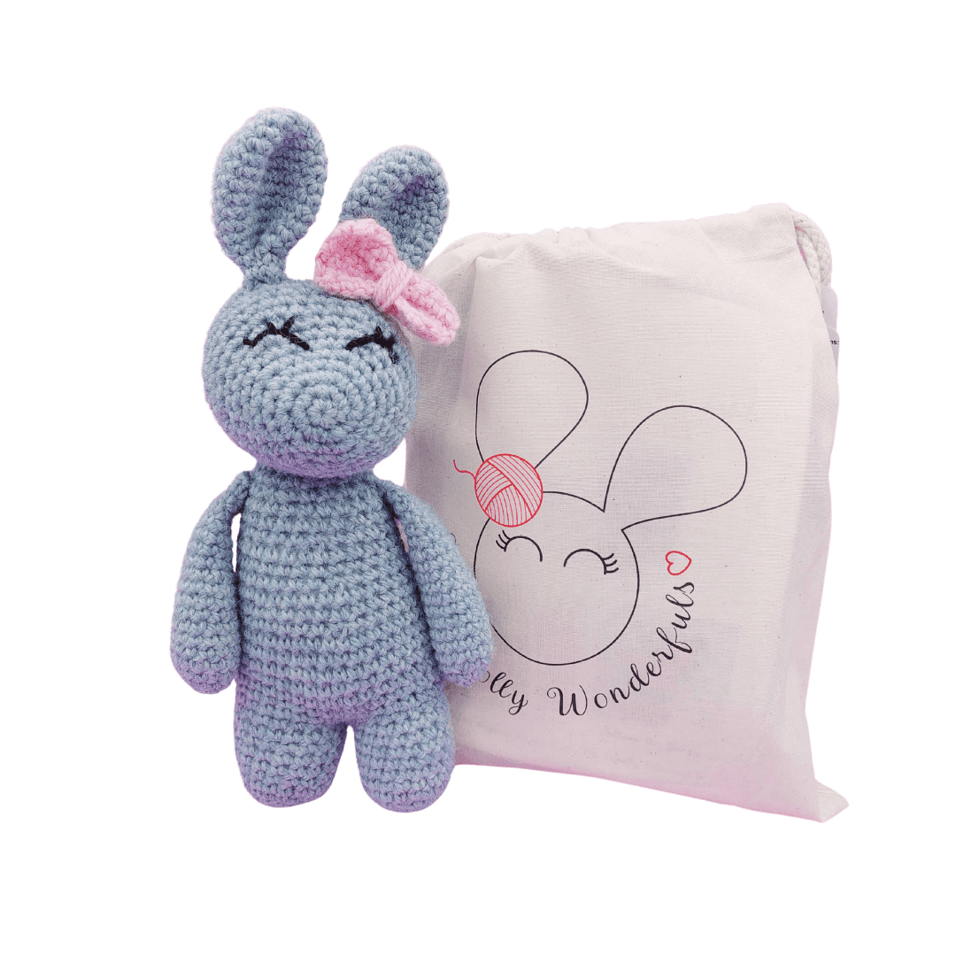 Crochet Kit Alpaca Bunny Rabbit - Suitable for complete Beginners with Video Tutorials