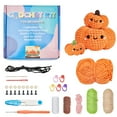 thumbnail image 1 of Crochet Kit Crochet Starter Kits Thanksgiving Pumpkin Crochet with Step-by-Step Video Tutorials Instructions Crochet Kits for Beginners Adults Women Holiday DIY Craft Gifts, 1 of 5