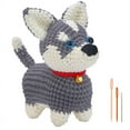 thumbnail image 1 of Crochet Kit DIY Husky Crochet Kit with Knitting Yarn Needles Plush Doll Easy for Beginner Includes Enough Yarn Hook, 1 of 7