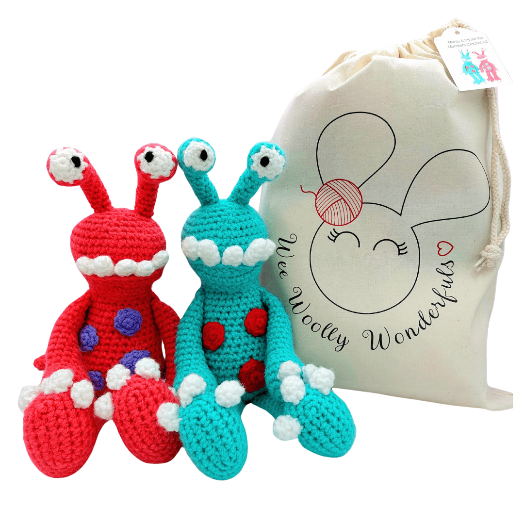 Crochet Kit - Monty & Myrtle the Monsters