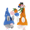 Crochet Kit for Beginners, 2PCS Easter Bunny with Easter Eggs, Animal