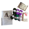 thumbnail image 1 of Crochet Kit for Hooded Hat, DIY Knitting Craft Set with Materials and Instructions, Beginner Friendly Yarn Making Kit for Handmade Accessories, 1 of 4