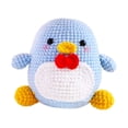 thumbnail image 1 of Crochet Kits,Handmade Crochet Toys Craft Set Beginner DIY,Toy Kits Hand Knitting Stuffed Toy Doll Crochet,Beginner Crochet Set Handmade Knitted Plush Toy,Stuffed Animal Hand Knit Penguin, 1 of 9