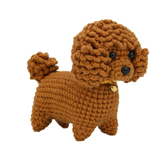 Cute Animal Kits Starter Pack with Yarn Balls, Crochet Accessories Crochet Animal Kits, DIY Crochet Kits For Beginners