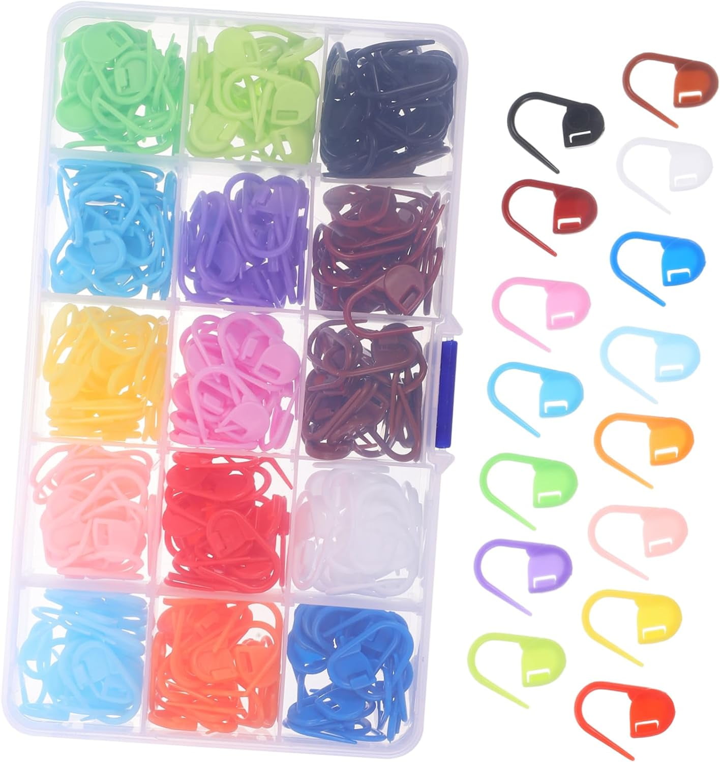 Crochet Markers 1 Hooks Rings Stitch Markers for Crocheting Stitch Ring