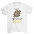 thumbnail image 1 of Crochet Queen T-Shirt Women Unisex, 1 of 2