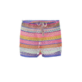 thumbnail image 1 of Crochet Shorts Coverup Women's Size Medium Stripe Multi Color, 1 of 4
