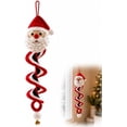 thumbnail image 1 of Crochet Snowman Spiral Ornament DIY Kit, Christmas Starter Included | Holiday Tree Decor Gift for Adults, Step by Step Instructions Decor for Window Porch Wall Cabinet Display, 1 of 7