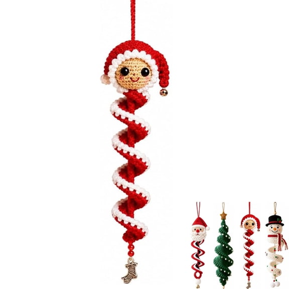 Crochet Christmas Tree DIY Kit, DIY Crochet Animal Christmas Tree Kit ...