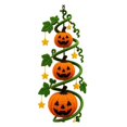 thumbnail image 1 of Crochet Spiral Ornament DIY Kit, Halloween Pumpkin Vine Hanging Craft, 5.90 in Seasonal Door and Wall Decor Project for Adults, 1 of 4