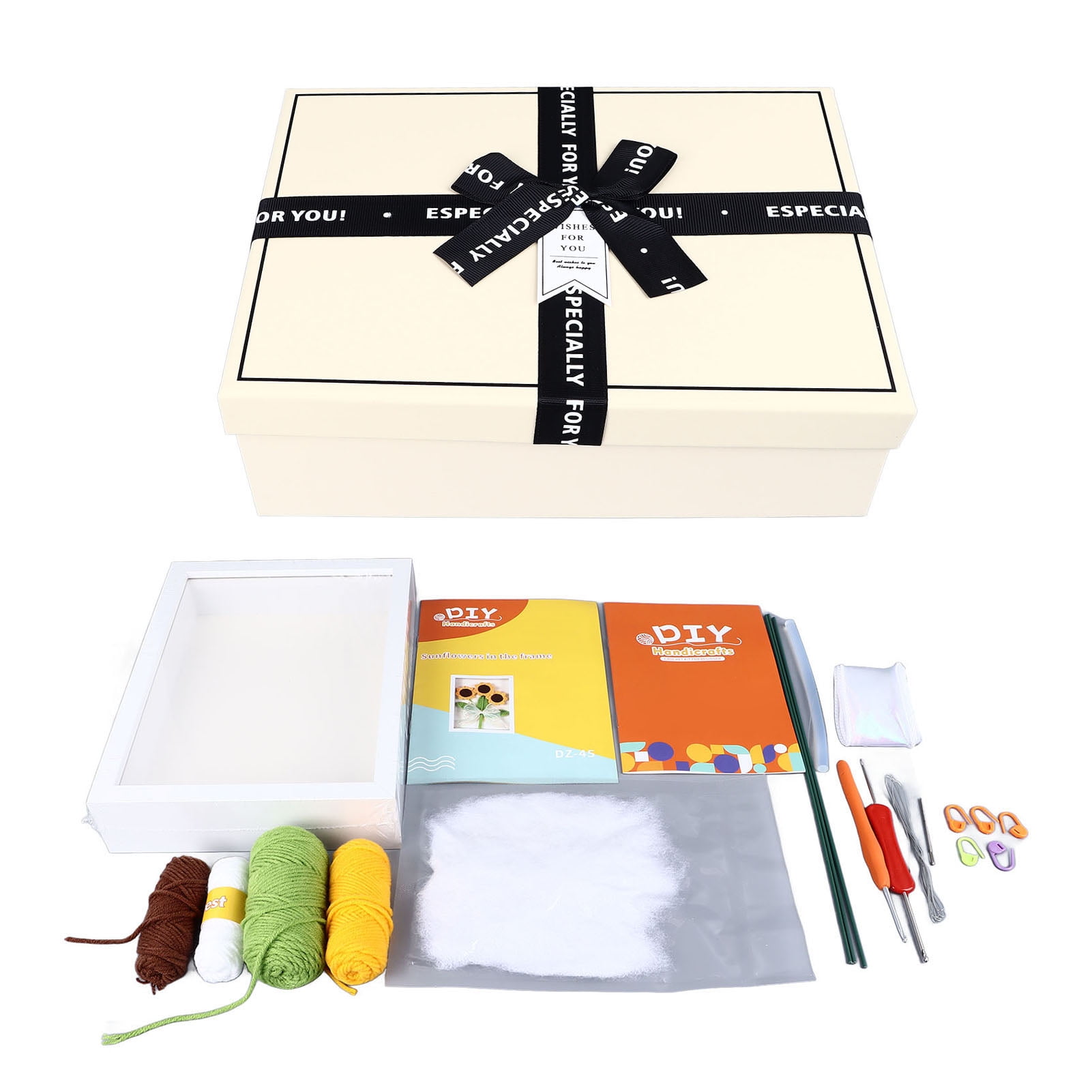 Crochet Starter Kit Educational DIY Craft Supplies Crochet Sunflower