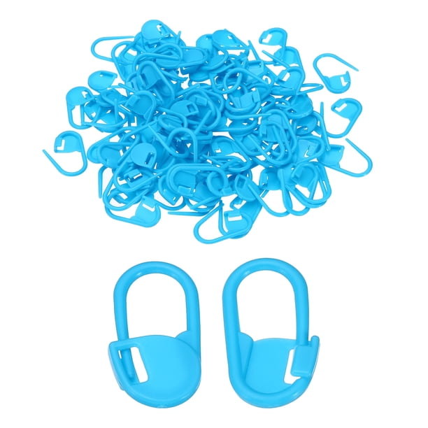Crochet Stitch Markers, 100 Pack Plastic Knitting Markers Locking