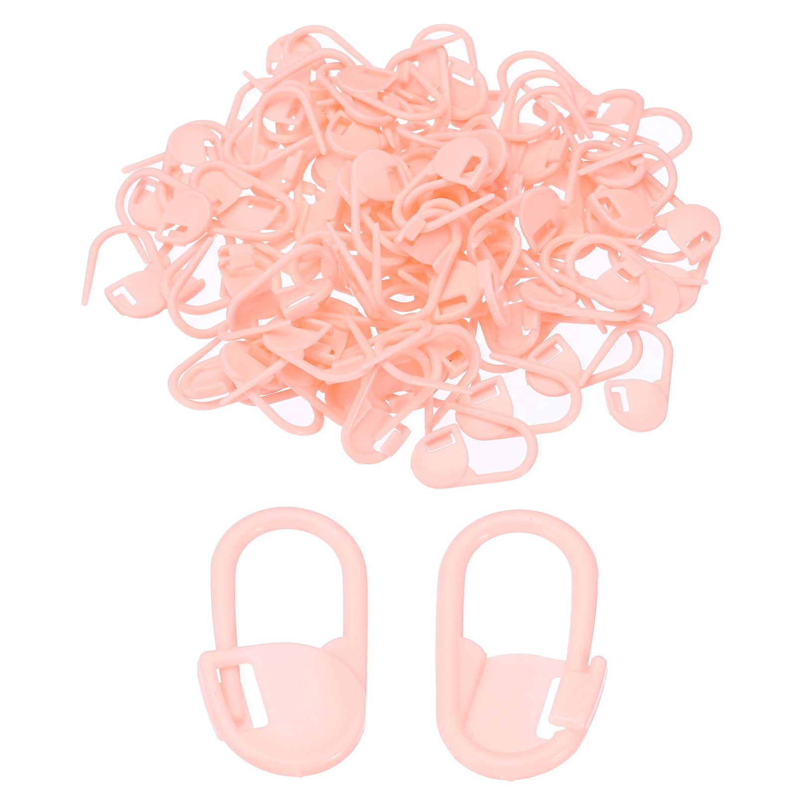 【未使用セット】omadesign ハンマーグリップ縫製キット+別売ストラップ Crochet Stitch Markers, 100 Pack Plastic Knitting Markers Locking
