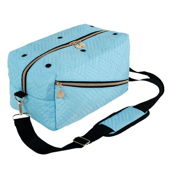 Crochet Storage Bag， Crochet Bag Organizer Knitting Bag Yarn Storage Organizer Yarn Bag for Crocheting Convenient Wool Bag Yarn Holder for Crochet Accessories Soft Classic Portable High Efficient