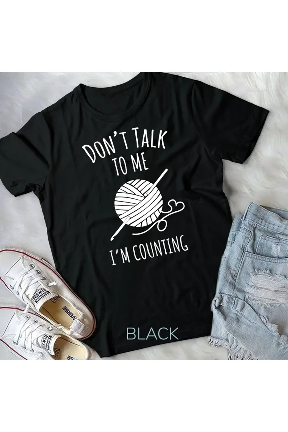 Crochet TShirt Crocheting Mother's Day Gift Unisex T-shirt