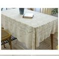 thumbnail image 1 of Crochet Tablecloth Cotton Lace Table Cloth Rectangular Table Cover for Kitchen Dining Party Wedding Decoration, 1 of 4