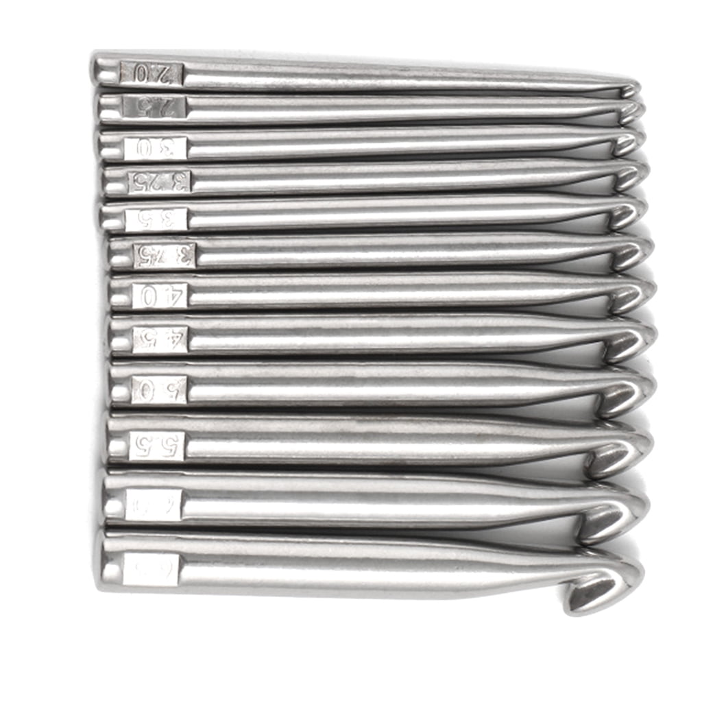 Crochet Tool for Yarn Craft Large Crochet Hook, Stainless Steel Knitting Needle
